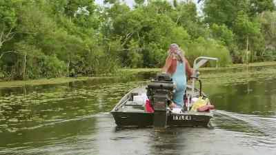 Tree's moving an awful lot. - Swamp People