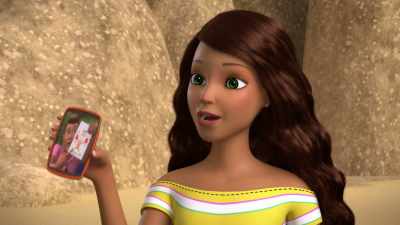 Trey. He posted on social media
something about - Barbie: A Touch of Magic