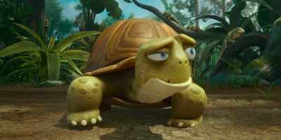 [tribal music playing] - Leo