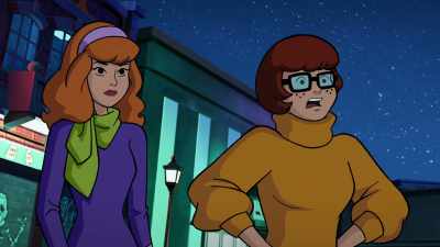 - Trick-or-treating?
- Aren't you two too old for trick-or-treating? - Happy Halloween, Scooby-Doo!