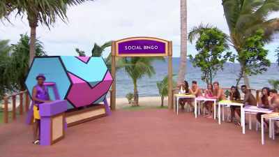 ♪ TRICKY, TRICKY
>> Announcer: AND YOUR WORDS - Love Island