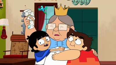 [ Trills curiously ] - Victor and Valentino