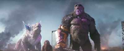 [triumphant music continues] - Godzilla x Kong: The New Empire