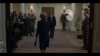 -[triumphant music playing]
-[no audible dialogue] - The Crown