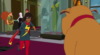 (TRIUMPHANT MUSICAL FLOURISH) - Marvel Rising: Playing with Fire