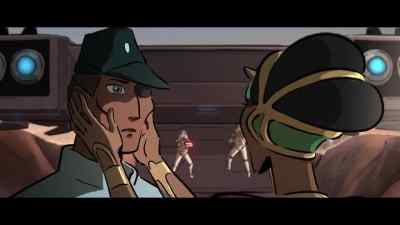 [trooper 6] There he is. - Star Wars: Visions