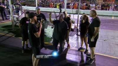 Tropical Thunders vs
Robin Roberts. So, Team X... - Street Outlaws No Prep Kings Team Attack