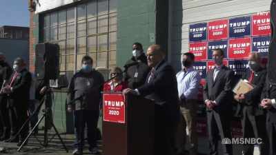 Troubling.
>> so rudy giuliani comes out - Four Seasons Total Documentary
