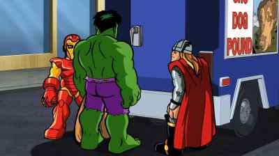 Truck all full again. - The Super Hero Squad Show