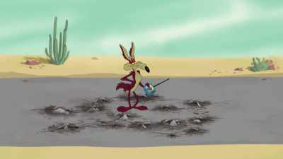 [truck horn honking] - Looney Tunes Cartoons