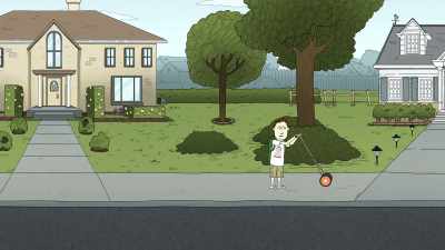 [truck horn honking] - Ten Year Old Tom