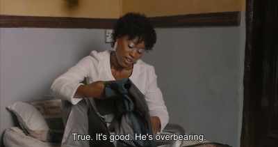 True. It's good. He's overbearing. - Swallow