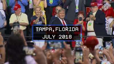 Trump came out,
and, yeah, first he pointed
straight to me. - Q: Into the Storm