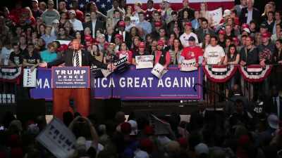 Trump made it
into an us and them, - Obama: In Pursuit of a More Perfect Union