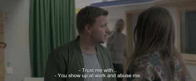 - Trust me with...
- You show up at work and abuse me. - Under the Tree