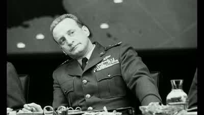 Mr Presidentwe are rapidly approaching a moment of truthboth for ourselves as human beings and for the life of our nationNow truth is not always a pleasant thingBut it is necessary now to make a choiceTo choose between two admittedly regrettablebut - Dr  Strangelove or: How I Learned to Stop Worrying and Love the Bomb