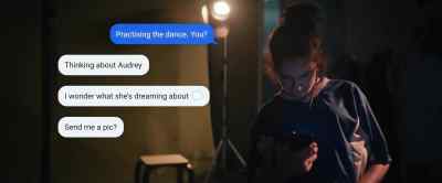 Try to get excited, please. - Audrey
