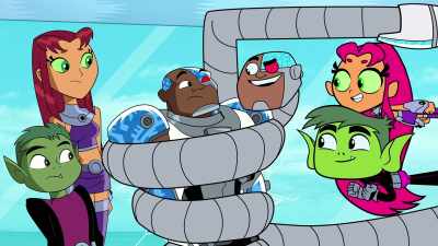 - Try it.
- [dance music playing] - Teen Titans Go! Vs  Teen Titans