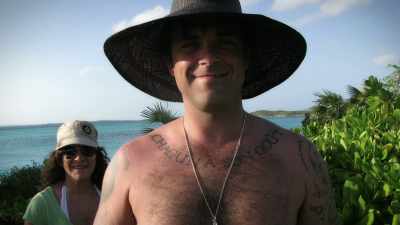 Tryin' to undo all pop-starry apparel. - Robbie Williams