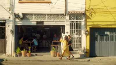 Tucked away
in a converted garage, - Eva Longoria: Searching for Mexico