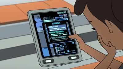 "Turbolift lubing,
holodeck waste removal - Star Trek: Lower Decks