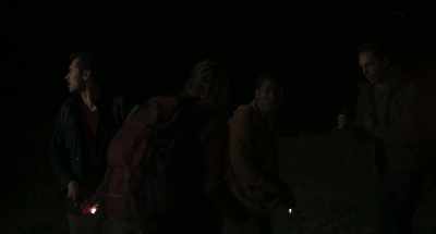 Turn off the flashlights.
Give me the night vision. - The Devil Below