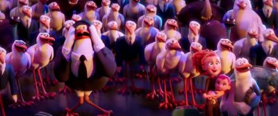- Turn it off! Turn it off!
- Aw! - Storks