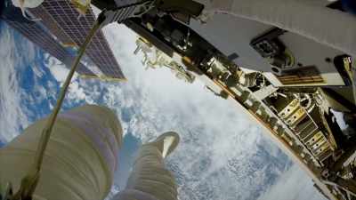 Turn one way a 250 mile
drop back to earth, - One Strange Rock