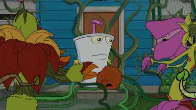 Turn over a new leaf, as it were. - Aqua Teen Forever: Plantasm