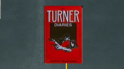 - Turner Diaries is a novel,
a fictional work - FBI TRUE