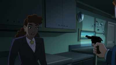 Turns out this guy here
got a lucky shot off - Batman: Caped Crusader