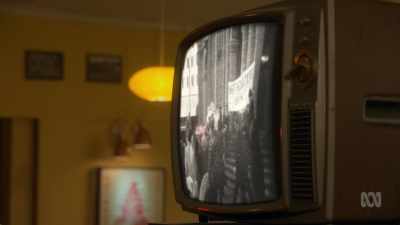 TV ANNOUNCER: As we mark the end - Barons