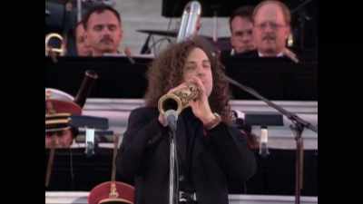 TV HOST: How does it feel
knowing that - Listening to Kenny G