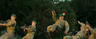 (TV PLAYING INDISTINCTLY) - Slaughterhouse Rulez