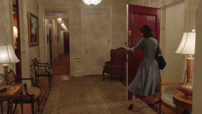 (TV playing indistinctly) - The Marvelous Mrs. Maisel