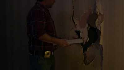 ( TV playing, muffled ) - Room 104
