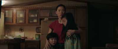 [TV resumes playing] - Minari