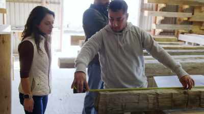 Twelve feet,
five inches by five inches. - Renovation Impossible