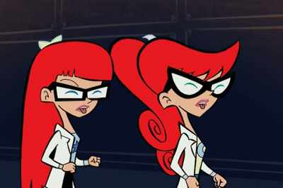 TWINS:
Right, um... Lights-off dance! - Johnny Test