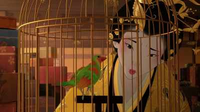 -[twittering, flapping]
-Hmm? - BLUE EYE SAMURAI
