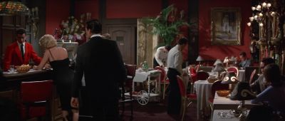 Two bourbons on the rocks for table three - It Happened at the World's Fair