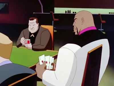 Two cards. Yes, two cards. - Batman Beyond