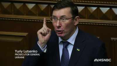 Two days later, here comes a call, and it's
current general prosecutor Yuri Lutzenko. - From Russia with Lev