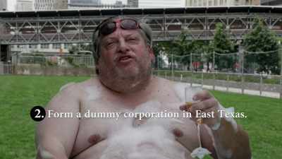 TWO,
FORM A DUMMY CORPORATION
IN EAST TEXAS. - The Patent Scam