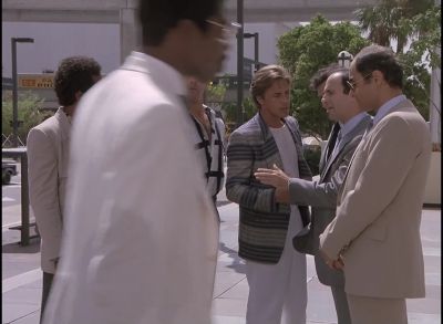 Two goblets.
You were expecting me. - Miami Vice
