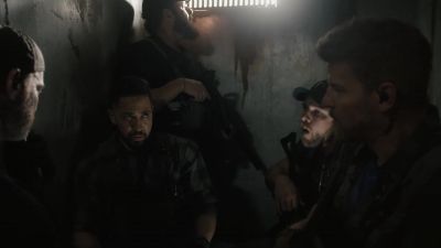 Two guards on either side - SEAL Team