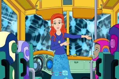 Two hydrogen, one oxygen?
So that's why it's called H2O. - The Magic School Bus Rides Again