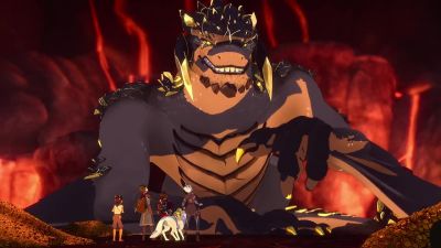Two knives, a stick and a hat. - The Dragon Prince