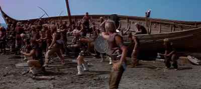 Two lines! Form two lines! - The Long Ships