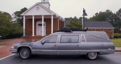 - Two minutes.
- ♪ He sees His Holy Spirit... ♪ - A Madea Family Funeral